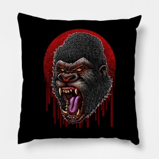 Bloody Kong Head Pillow