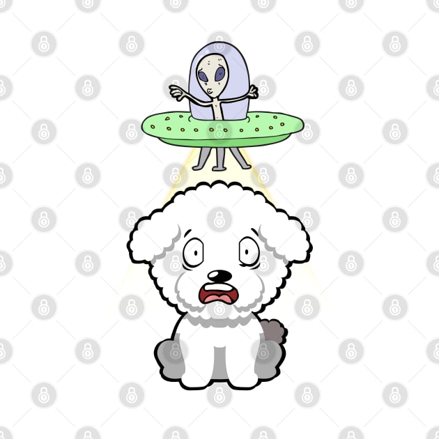 Cute furry dog is abducted by aliens by Pet Station