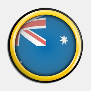 Country Flag of Australia Pin