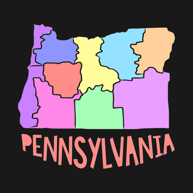 USA state: Pennsylvania by KK-Royal