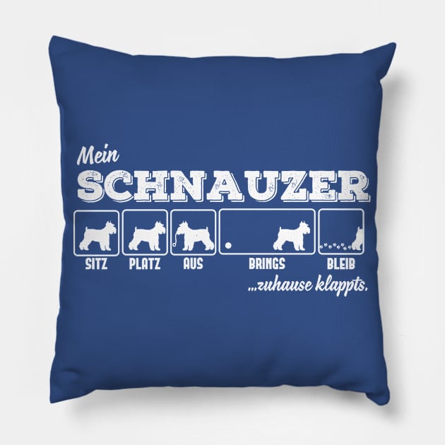 Schnauzer Pillow by nektarinchen