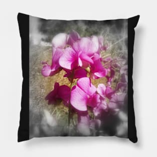 sweet peas Pillow