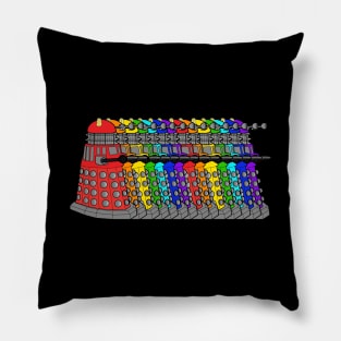 Rainbow Daleks - Doctor Who Pillow