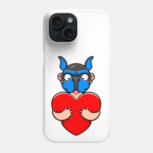 Gay Blue Pup Hug Phone Case