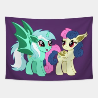Lyrabon bat ponies Tapestry