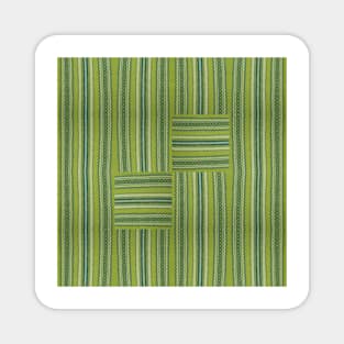 Illusion Interlacement Textured Stripes Magnet