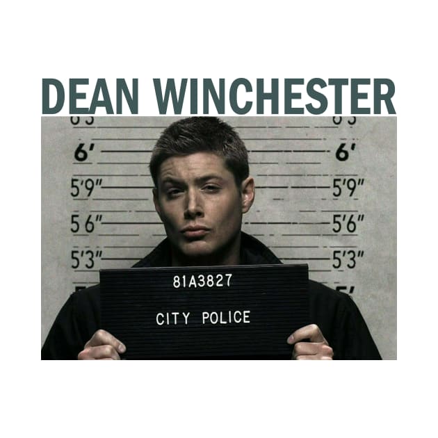 Supernatural Dean Mug Shot by Den Tbd