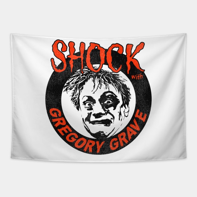 Shock with Gregory Grave Tapestry by darklordpug