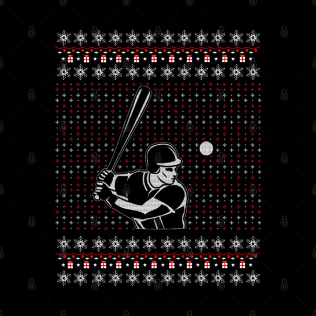 Baseball Ugly Christmas Sweater Gift by uglygiftideas