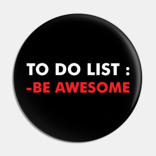 To do list Pin