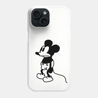 Unhappy Mouse in Steamboat Willie 1928 Phone Case