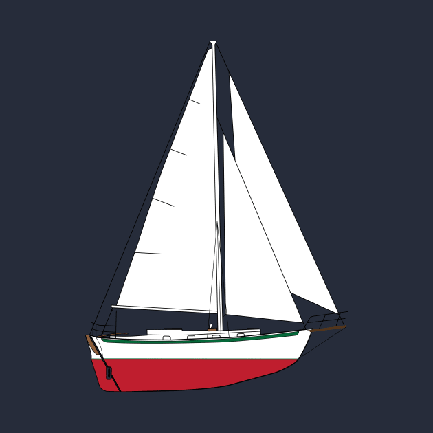 Cape George 36 Cutter Sailboat by CHBB