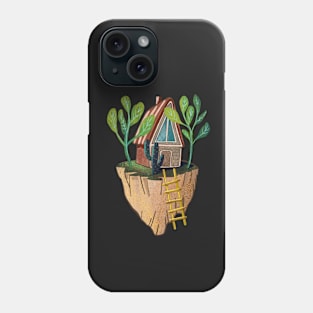 tiny flying house Phone Case