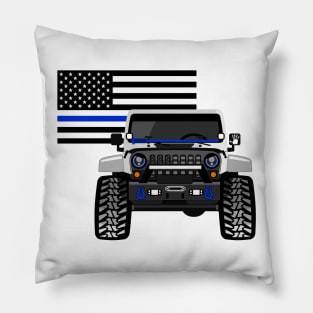 Blue line [JEEP] Pillow