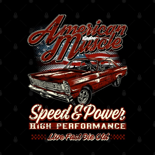 American Muscle Car Speed and Power IV by RockabillyM