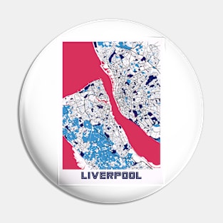 Liverpool - United Kingdom MilkTea City Map Pin