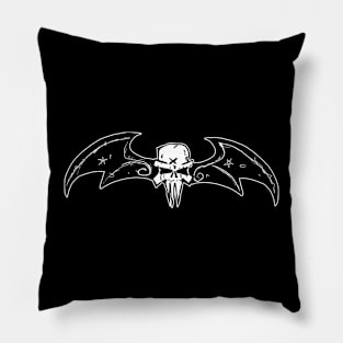 SKULL WITH WINGS Pillow