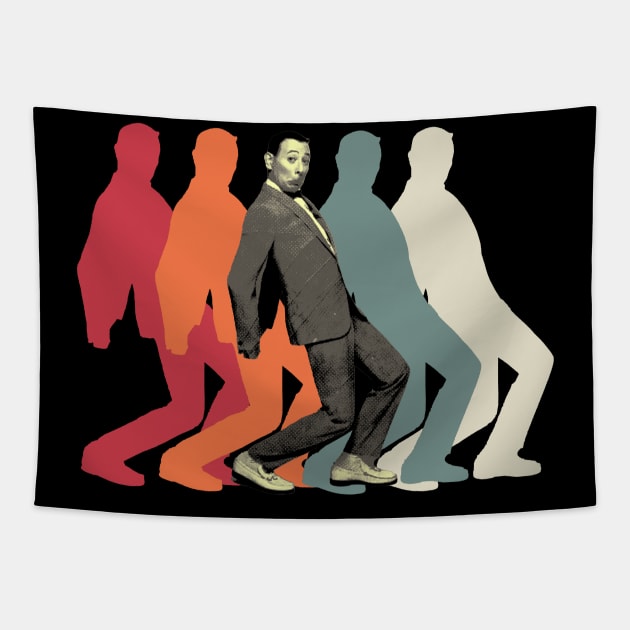 Classic Pee Wee Herman Tapestry by Permisarsi