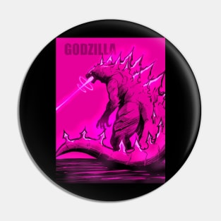 Godjilla attack Pin