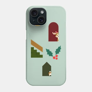 Hide and Seek Deer Xmas Phone Case