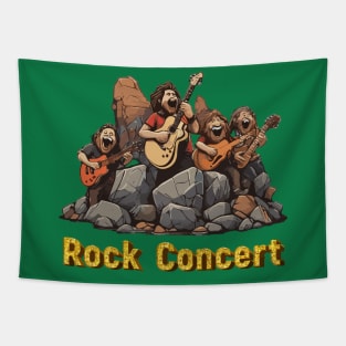 Rock Concert Humor Tapestry