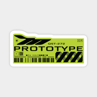 Futuristic Cyberpunk STICKER Magnet