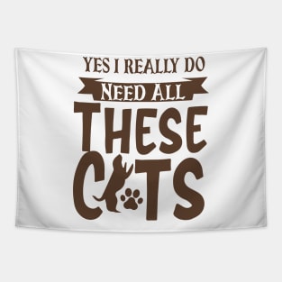 Funny cat sayings for cat lovers Tapestry