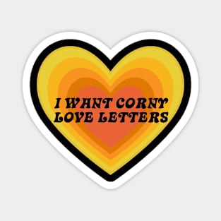 corny love letter Magnet