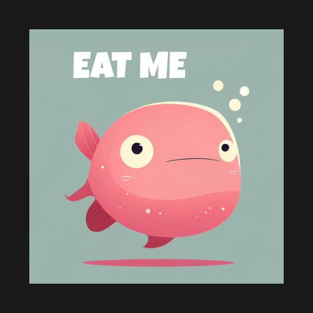 "Eat Me" Fish by plipplopshop