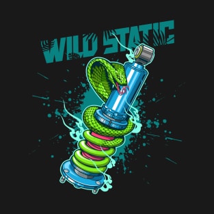 Wild Static Snake Coilovers - Stance & Race Car Enthusiast T-Shirt