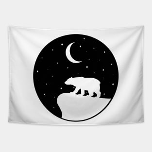 Polar Bear Badge Tapestry