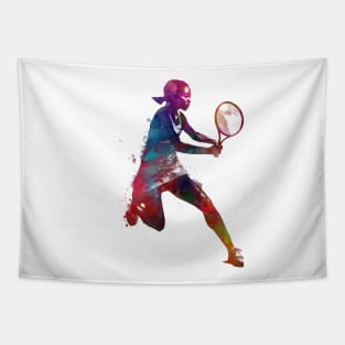 Tennis player sport art #tennis #sport Tapestry