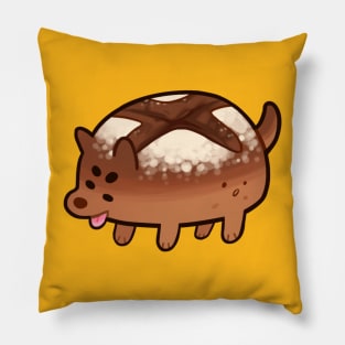 Bread Doggo - Hot cross Bun Pillow