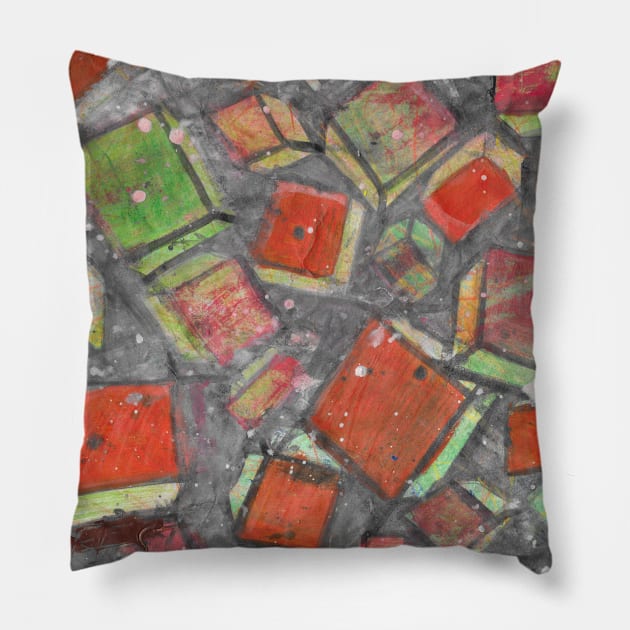 Texture - 339 Pillow by walter festuccia