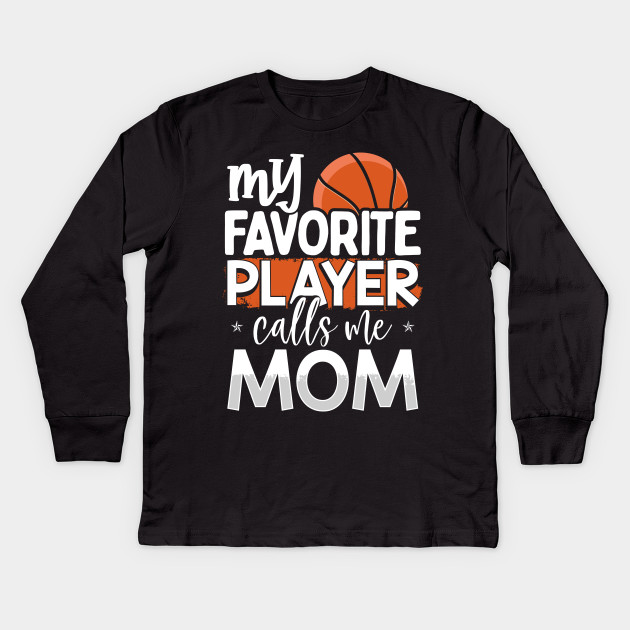 Little Sister Basketball Dad Mom Basketball Kids Long Sleeve T