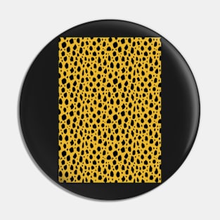 Yellow and Black Spot Dalmatian Pattern Pin