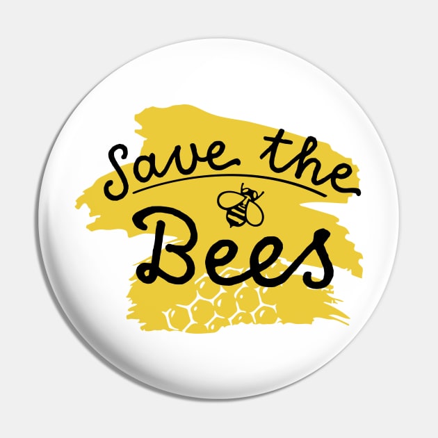 Plant these Save the Bees Pin by holger.brandt