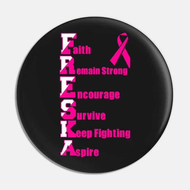 Freska Fight, Inspire, Cure Pin by Michael_Darkheart