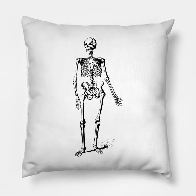 Skeleton Pillow by be yourself. design