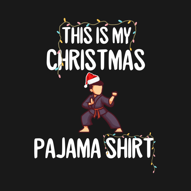 This is my Christmas pajama karate sport by Gufbox