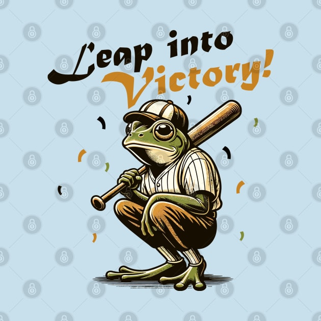 Frog baseball player by Art_Boys