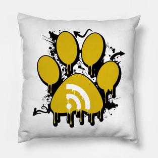 TPE Network 3D Graffiti Logo Pillow