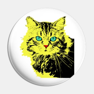 Cat yellow Pin