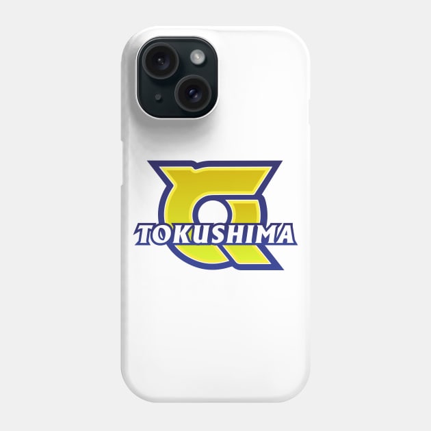 Tokushima Prefecture Japanese Symbol Phone Case by PsychicCat