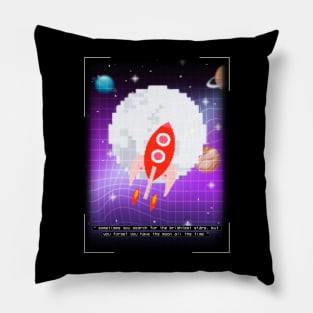 ROCKET SPACE 8BIT Pillow