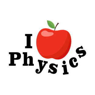 I love physics physicist newton apple gift T-Shirt