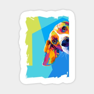 Dog Wpap Art Magnet