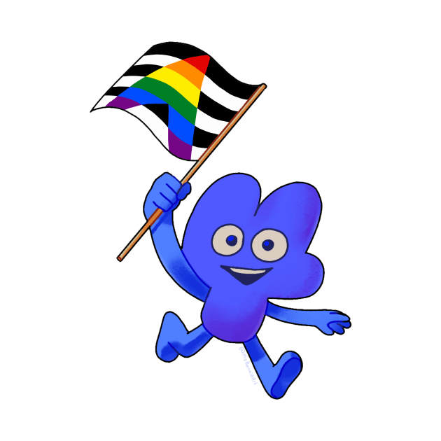 Straight Ally Pride Flag Four! by MsBonnie