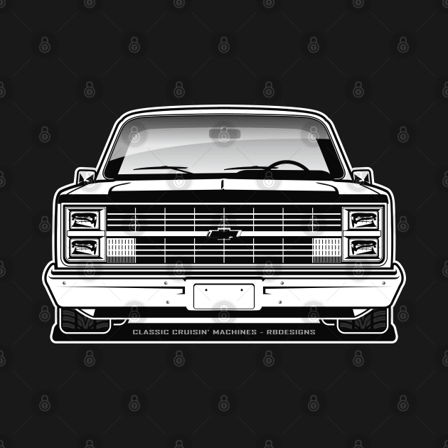 1983-84 Squarebody Chevrolet C10 Blazer Suburban BW by RBDesigns