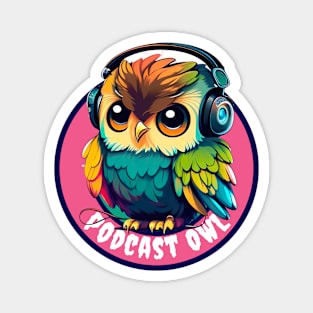 Podcast Owl Time Magnet